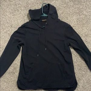 Black pullover hoodie